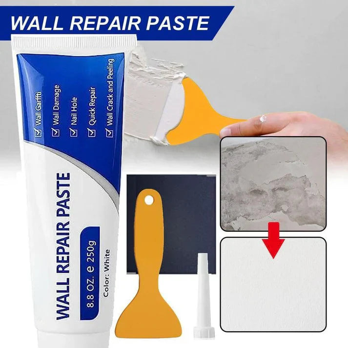 Rennova Drywall Repair Kit — wall repair paste with scraper fixing nail holes — image 1
